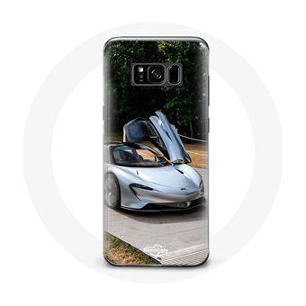 Capa Maniacase para Samsung Galaxy S8 Plus Fórmula 1 Mclaren Carro Cinzento - 1