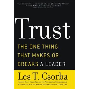 Trust The One Thing That Makes Or Breaks A Leader - 1