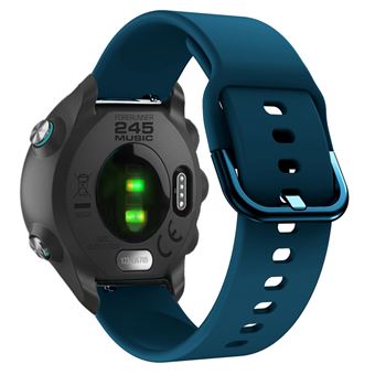 Pulseira Magunivers para Garmin Forerunner 245 Silicone Azul Escuro - 1