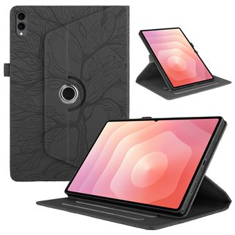Capa ZURSANA para Samsung Galaxy Tab S11 Ultra 2025 14,6 " SM-X936B/SM-X930 | Pele PU | Suporte Giratório 360 Graus | Preto - 1