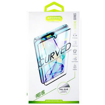Película Accetel para Samsung Galaxy S22 Ultra 5G de Vidro Temperado Curva | Moldura em Preto - 1