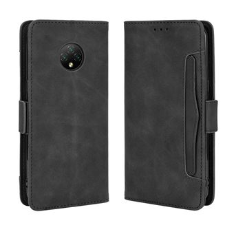 Capa FOXDOCK Protetora para Doogee X95 | Suporte e Flip de couro PU | À Prova de Choque | Preto - 1