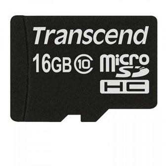 Cartão de Memória Transcend Micro SDHC 16GB - 1