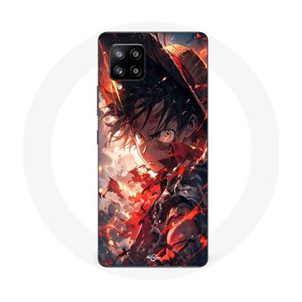 Capa Maniacase Para Samsung Galaxy A42 5G | One Piece Luffy Angry Anime Manga Art - 1