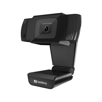 Webcam Sandberg USB Webcam 480P Saver | Preto - 1
