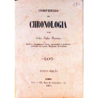 Compendio de chronologia. - 1