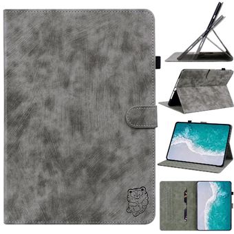 Capa ZURSANA para tablet Xiaomi Redmi Pad SE 11 | Porta-cartões integrado | Suporte Ajustável | proteção Anti - impacto - Cinza - 1