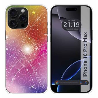 Capa de silicone TUMUNDOSMARTPHONE para Iphone 16 Pro Max (6.9) | Design abstrato - 1