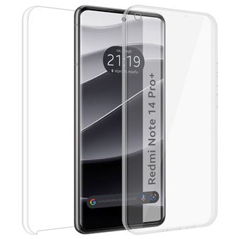 Capa TUMUNDOSMARTPHONE transparente dupla PC + TPU corpo inteiro 360 para Xiaomi Redmi Note 14 Pro + Plus 5G - 1
