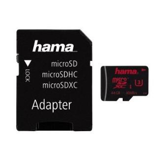cartão de memória Hama 00123979  64 GB MicroSDXC Class 3 UHS - 1