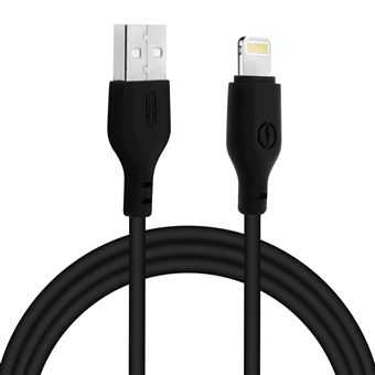Cabo Swissteen USB para Apple Ligthning Sync e Charge | 1,10 m - Preto - 1