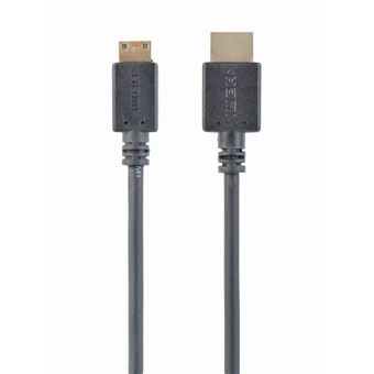Cabo Hdmi Gembird HDMI - mini HDMI, 3m | Preto - 1