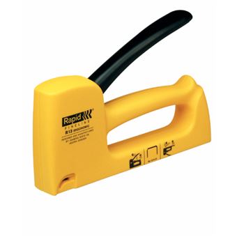 Agrafador Manual Rapid HOBBY Staple Gun R13E | Amarelo - 1
