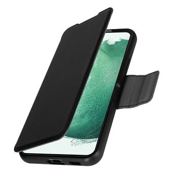 Capa Fólio Otterbox Para Samsung Galaxy S22 Plus Couro Autêntico - Preto - 1