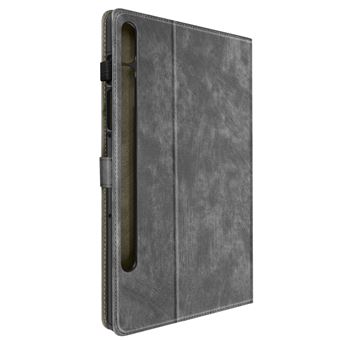 Capa de Fólio Avizar para Samsung Galaxy Tab S9 e S9 FE Função de suporte Cinzento - 1