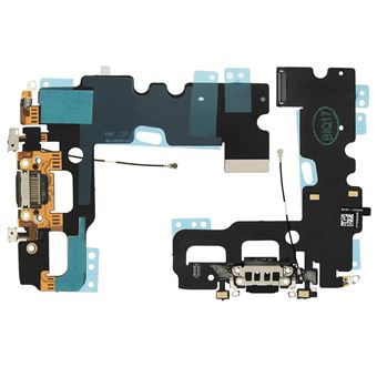 Rede + Entrada de Carga Avizar para iPhone 7 | Conecção Lightning - Preto - 1