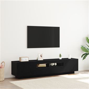 Armários de TV com luzes LED vidaXL | Madeira de Carvalho 180x35x40 cm - 1