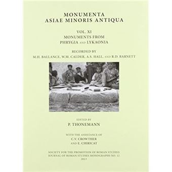 Monumenta Asiae Minoris Antiqua Vol Xi - 1