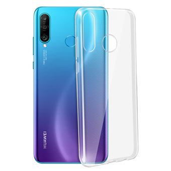 Capa Avizar para Huawei P30 Lite de Silicone antimarcas Transparente - 1