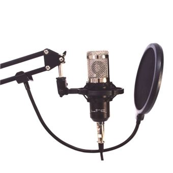 Conjunto com Microfone Condensador De Estúdio LTC - 1