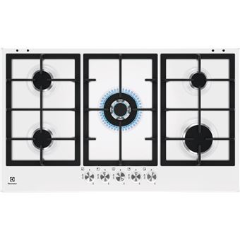 Placa a Gás Electrolux KGS9536W | 85.7 cm | 5 Zonas | Branco - 1