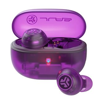 Auriculares Bluetooth JLab Go Pop ANC | Roxo, Transparente - 1