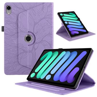 Capa Flip FOXDOCK para ipad mini 6/mini 7 | Rotação de 360° | Suporte Vertical | Roxo - 1