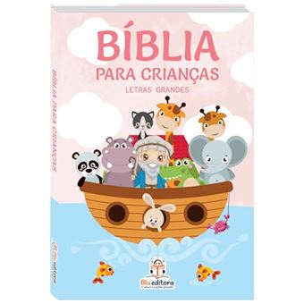 Bíblia Para Crianças - Letras Grandes - Capa Rosa - 1