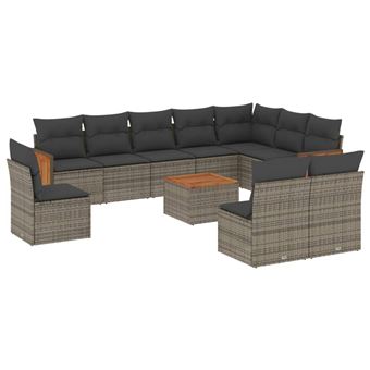 Conjunto de Mobiliário de Exterior VidaXL 3260163 - 1