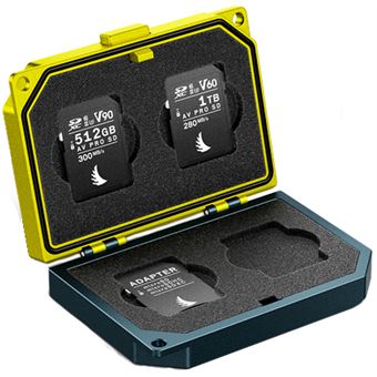 Caixa para Cartão de Memória Angelbird Technologies Media Tank | Amarelo - 1