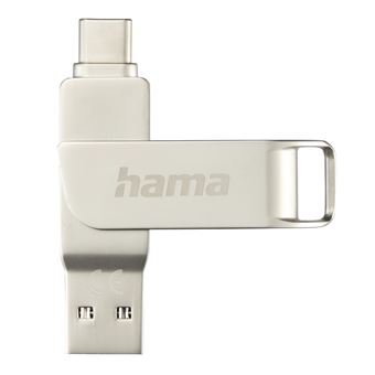 Unidade de Memória Usb Hama C-Rotate Pro | Prateado - 1