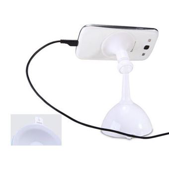 Suporte para telefones móveis e GPS branco - 1