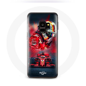 Capa Maniacase para Samsung Galaxy S9 Fórmula 1 Sebastian Vettel Piloto  F1 Vermelho - 1