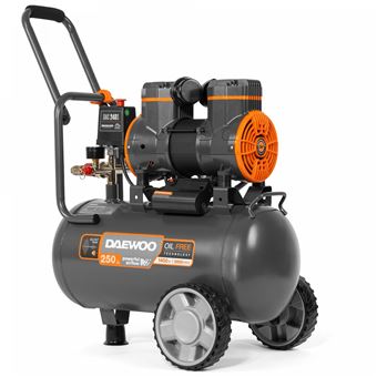 Compressor de Ar Daewoo DAC 240S | Cinzento, Laranja - 1