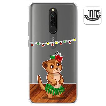 Capa Tumundosmartphone de Gel Transparente para Xiaomi Redmi 8 desenhos Meerkat de design - 1