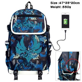 Mochila Escolar DreamWorks | Genshin Impact | 35 x 20 x 47 cm | Multicolorido 1388 - 1