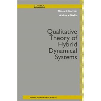 Qualitative Theory of Hybrid Dynamical Systems - Paperback - 2012 - 1