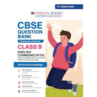 Oswaal CBSE Question Bank Class 9 English Communicative, Chapterwise and Topicwise Solved Papers For 2025 Exams - 1