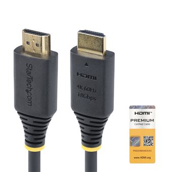 Cabo Hdmi StarTech.com HDMI2-CABLE-4K60-1M | Preto - 1