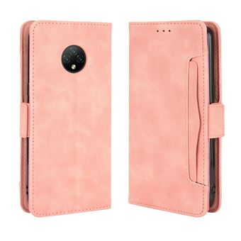 Capa FOXDOCK Protetora para Doogee X95 | Suporte e Flip de couro PU | À Prova de Choque | Rosa - 1