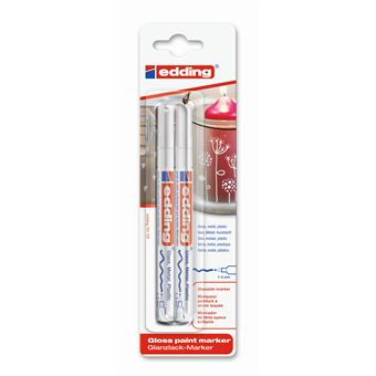 Marcador Edding e-751 | Branco - 1