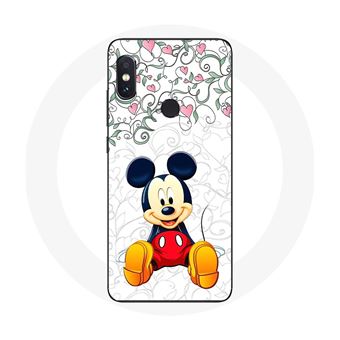 Capa Maniacase para Xiaomiredmi Note 5 Ai Dual Camera Flores Do Mickey Mouse Corações - 1