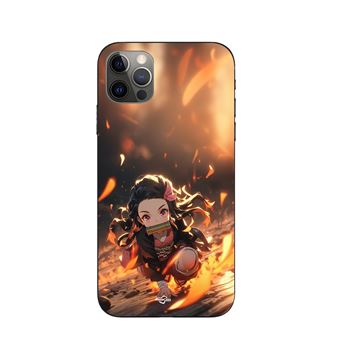 Capa Maniacase para iPhone 14 Pro Demon Slayer Nezuko 3D arte anime Manga - 1