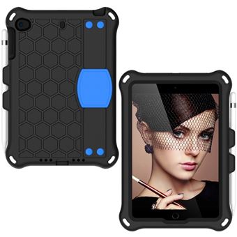 Capa Magunivers para Apple iPad Mini (2019) 7.9 inch/Mini 4/3/2/1 | TPU | favo de mel eva híbrido - Preto/- Azul - 1