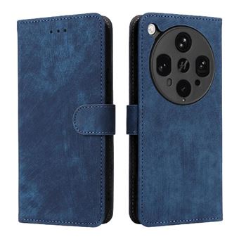 Capa ZURSANA para OPPO Find X8 Ultra 5G | Pele Sintética | Fecho Magnético | Compartimento para Cartões com Bloqueio RFID | Azul - 1