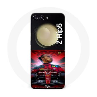 Capa Maniacase para Samsung Galaxy Z Flip5 Lewis Hamilton Ferrari Oficial - 1