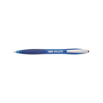 Caneta Retráctil Bic Atlantis Premium Azul - 1