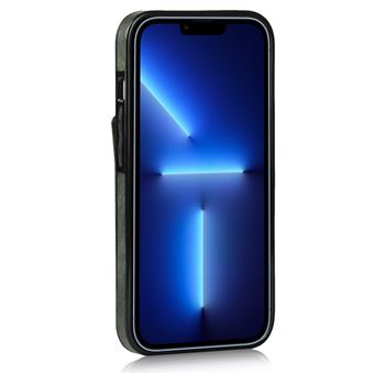 Capa e Tpu + Pu magunivers Função de Bloqueio Rfid | Anti-Riscos com Muleta para Pulseira e Porta-Cartão esmeralda para Iphone 13 6.1'' - 1