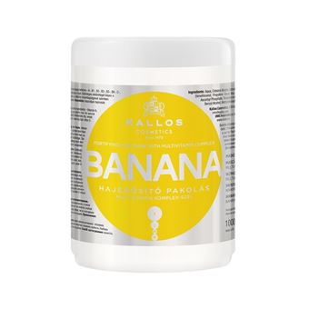 Máscara para O Cabelo Kallos Banana Fortifying hair mask 1000ml - 1