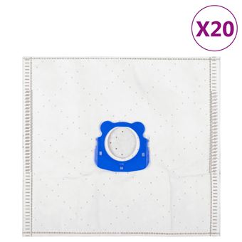 Sacos de aspirador de pó vidaXL para Rowenta RO3125 | 20 Peças - 1